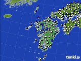 九州地方のアメダス実況(風向・風速)(2015年11月24日)