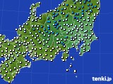 2015年11月25日の関東・甲信地方のアメダス(気温)