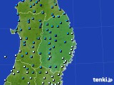 岩手県のアメダス実況(気温)(2015年11月25日)