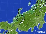 2015年11月26日の北陸地方のアメダス(降水量)