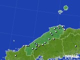 島根県のアメダス実況(降水量)(2015年11月26日)