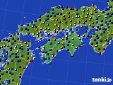 四国地方のアメダス実況(日照時間)(2015年11月26日)