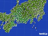 東海地方のアメダス実況(風向・風速)(2015年11月26日)
