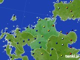 2015年11月27日の福岡県のアメダス(日照時間)