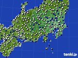 関東・甲信地方のアメダス実況(風向・風速)(2015年11月27日)