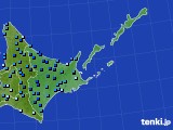 道東のアメダス実況(積雪深)(2015年11月28日)