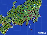 2015年11月28日の関東・甲信地方のアメダス(日照時間)