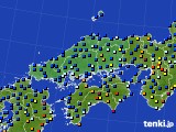 中国地方のアメダス実況(日照時間)(2015年11月28日)