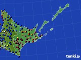 2015年11月29日の道東のアメダス(日照時間)