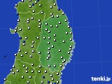 2015年11月29日の岩手県のアメダス(風向・風速)