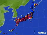 アメダス実況(日照時間)(2015年11月30日)