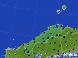 2015年11月30日の島根県のアメダス(日照時間)
