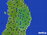 2015年11月30日の岩手県のアメダス(日照時間)