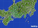 東海地方のアメダス実況(風向・風速)(2015年11月30日)