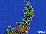 2015年12月01日の東北地方のアメダス(日照時間)