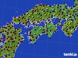 2015年12月01日の四国地方のアメダス(日照時間)