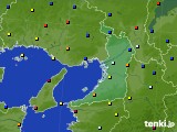 2015年12月01日の大阪府のアメダス(日照時間)