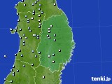 岩手県のアメダス実況(降水量)(2015年12月03日)