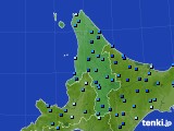 道北のアメダス実況(積雪深)(2015年12月03日)