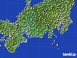 2015年12月03日の東海地方のアメダス(気温)