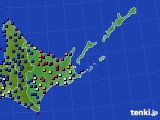 道東のアメダス実況(日照時間)(2015年12月04日)