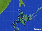 北海道地方のアメダス実況(気温)(2015年12月04日)