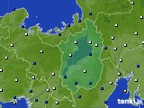 滋賀県のアメダス実況(風向・風速)(2015年12月04日)