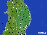 2015年12月05日の岩手県のアメダス(風向・風速)