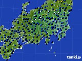 関東・甲信地方のアメダス実況(日照時間)(2015年12月06日)