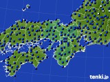 2015年12月06日の近畿地方のアメダス(日照時間)