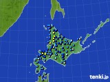 北海道地方のアメダス実況(積雪深)(2015年12月07日)