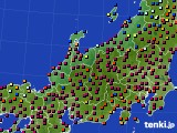 北陸地方のアメダス実況(日照時間)(2015年12月07日)