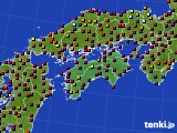 四国地方のアメダス実況(日照時間)(2015年12月07日)