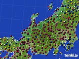 北陸地方のアメダス実況(日照時間)(2015年12月08日)