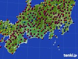 東海地方のアメダス実況(日照時間)(2015年12月08日)