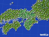 2015年12月08日の近畿地方のアメダス(気温)