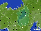 滋賀県のアメダス実況(気温)(2015年12月08日)