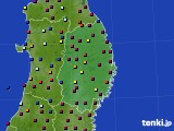 岩手県のアメダス実況(日照時間)(2015年12月09日)