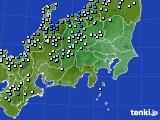 関東・甲信地方のアメダス実況(降水量)(2015年12月11日)