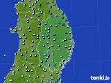 岩手県のアメダス実況(降水量)(2015年12月11日)