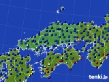 2015年12月11日の中国地方のアメダス(日照時間)
