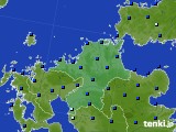 福岡県のアメダス実況(日照時間)(2015年12月11日)