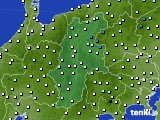 2015年12月14日の長野県のアメダス(気温)