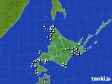 北海道地方のアメダス実況(降水量)(2015年12月15日)