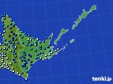 道東のアメダス実況(気温)(2015年12月15日)