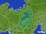 滋賀県のアメダス実況(日照時間)(2015年12月16日)