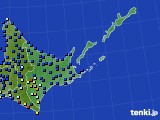 道東のアメダス実況(日照時間)(2015年12月16日)