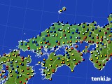 2015年12月17日の中国地方のアメダス(日照時間)