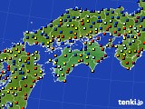 四国地方のアメダス実況(日照時間)(2015年12月17日)