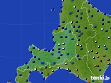 道央のアメダス実況(日照時間)(2015年12月17日)